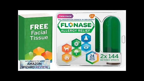 Flonase Allergy Relief Nasal Spray 24-Hour Non-Drowsy Multi-Symptom Relief – 144 Sprays Review