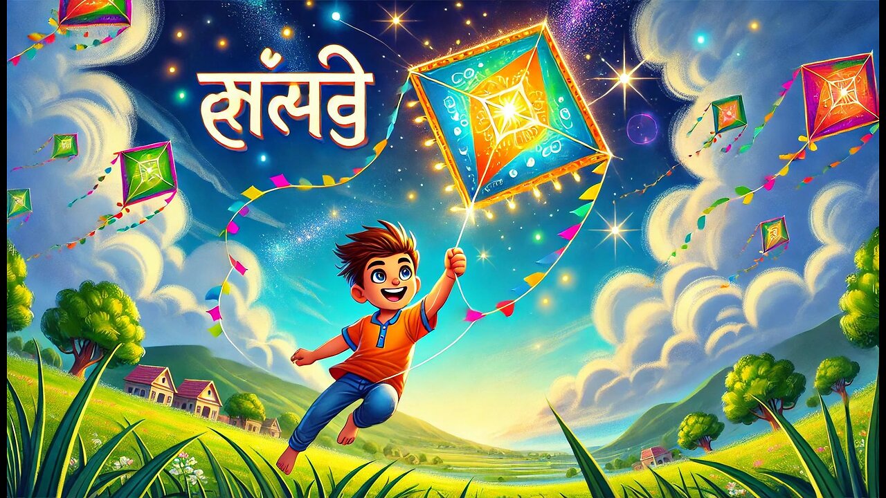 ✨ जादुई पतंग की कहानी | बच्चों की मजेदार हिंदी कहानी | Hindi Moral Story for Kids 🎈