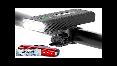 1200 Lumens Bike Lights Front and Back3 LED USB Rechargeable Bicycle LightSuper Review