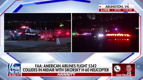 BREAKING_ American Airlines Flight 5342 collides midair with Sikorsky H-60 helicopter