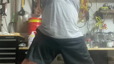 Move 12 of 16... Side-Lunge Windmills!