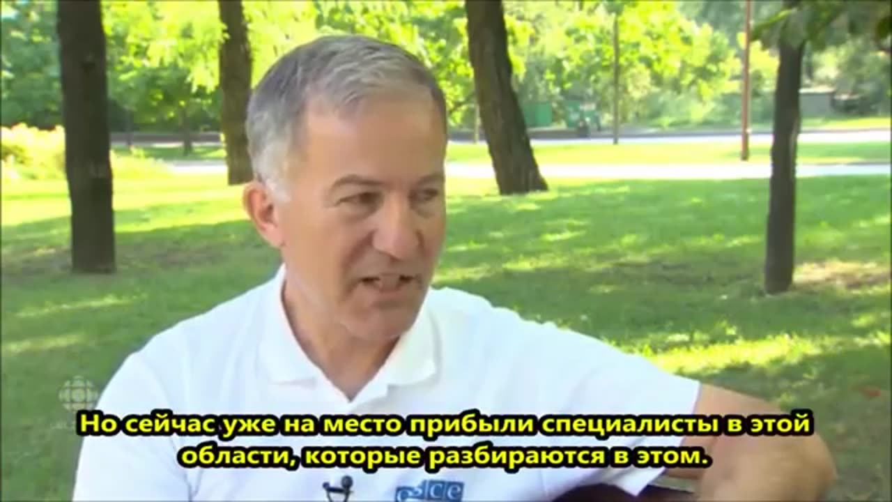 An OCSE rep observed bullet holes on MH-17