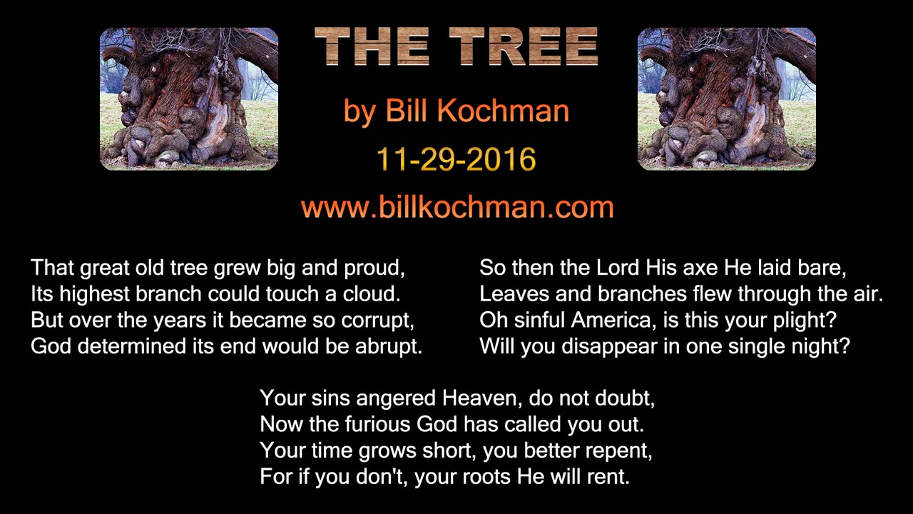 THE TREE -- an original song by Bill Kochman.