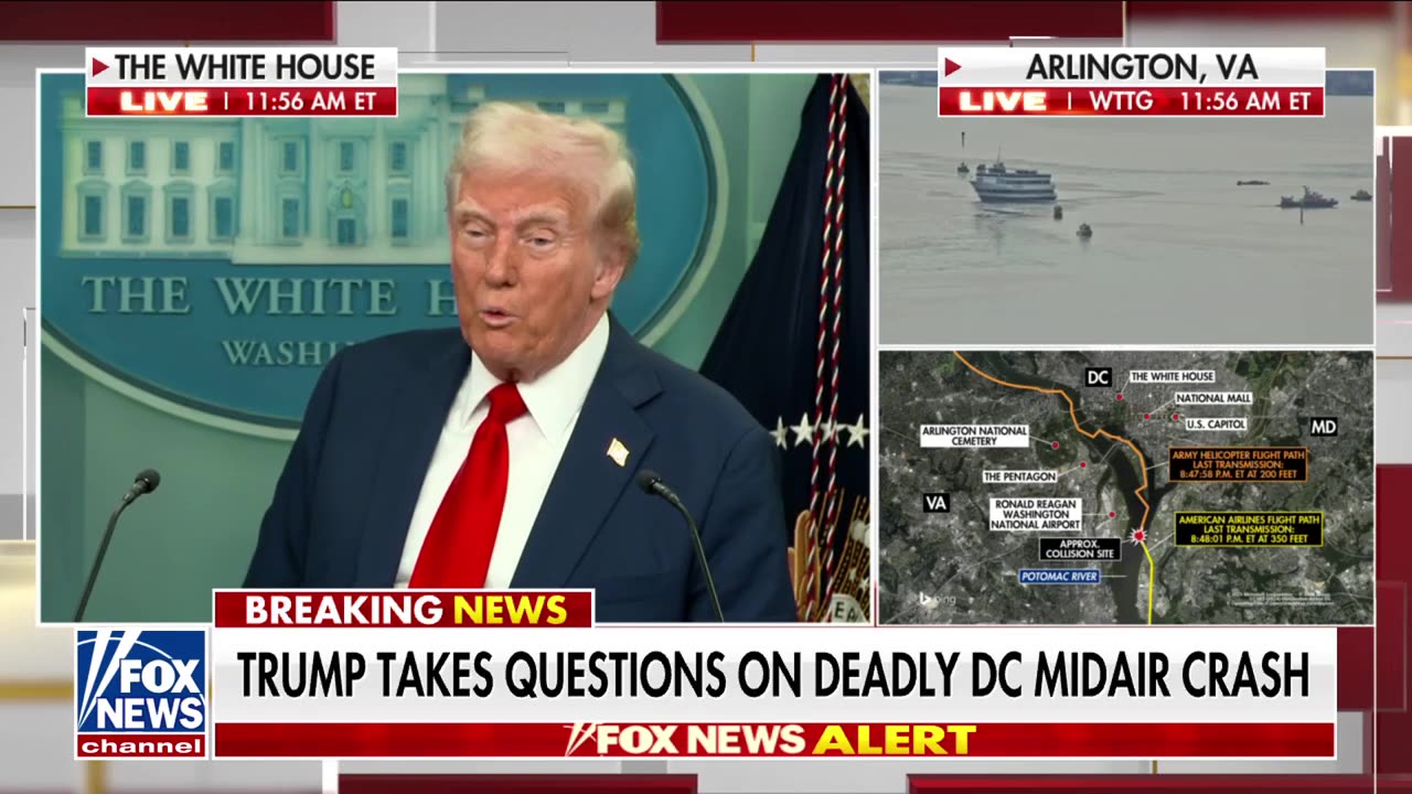 Trump fires back at press over DEI, DC plane crash: 'Not a very smart question'