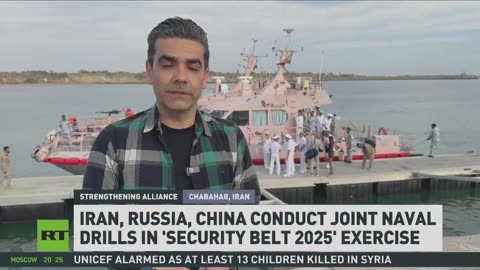 'Security Belt 2025' | Iran, Russia, China conduct joint naval drills