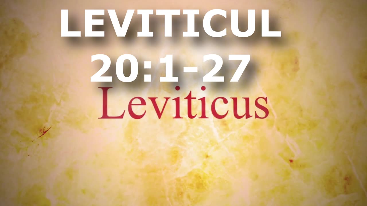 Leviticul 20 :1-27 | Itinerar Biblic | Episodul 194