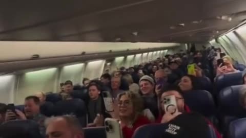 Everybody aboard a Southwest flight singing “God Bless the USA.”