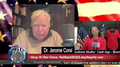 Dr. Jerome Corsi @corsijerome1 was featured on Real News with Lucretia Hughes