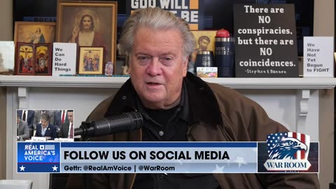 Steve Bannon: “This Is J6 All Over Again Against President Trump And His Programs.”