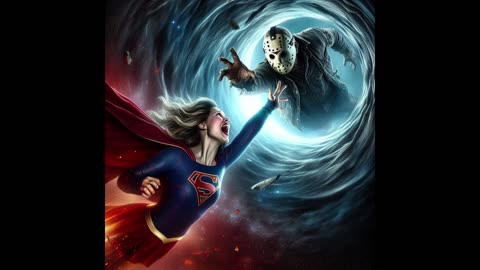 Supergirl - The Struggle Within - The Final Victory (AI Art)