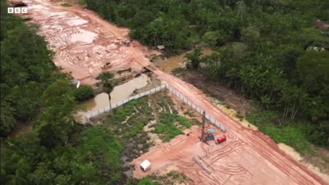 Amazon Rainforest Chopped Down to Make Way for 'Climate Change' Summit