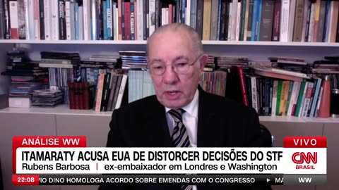 Rubens Barbosa, ex-embaixador em Londres e Washington, diz que nota publicada pelo Itamaraty parece não ter sido escrita por eles “O governo brasileiro politizou a nota. Eu tenho quase certeza que essa nota não foi redigida no Itamaraty”