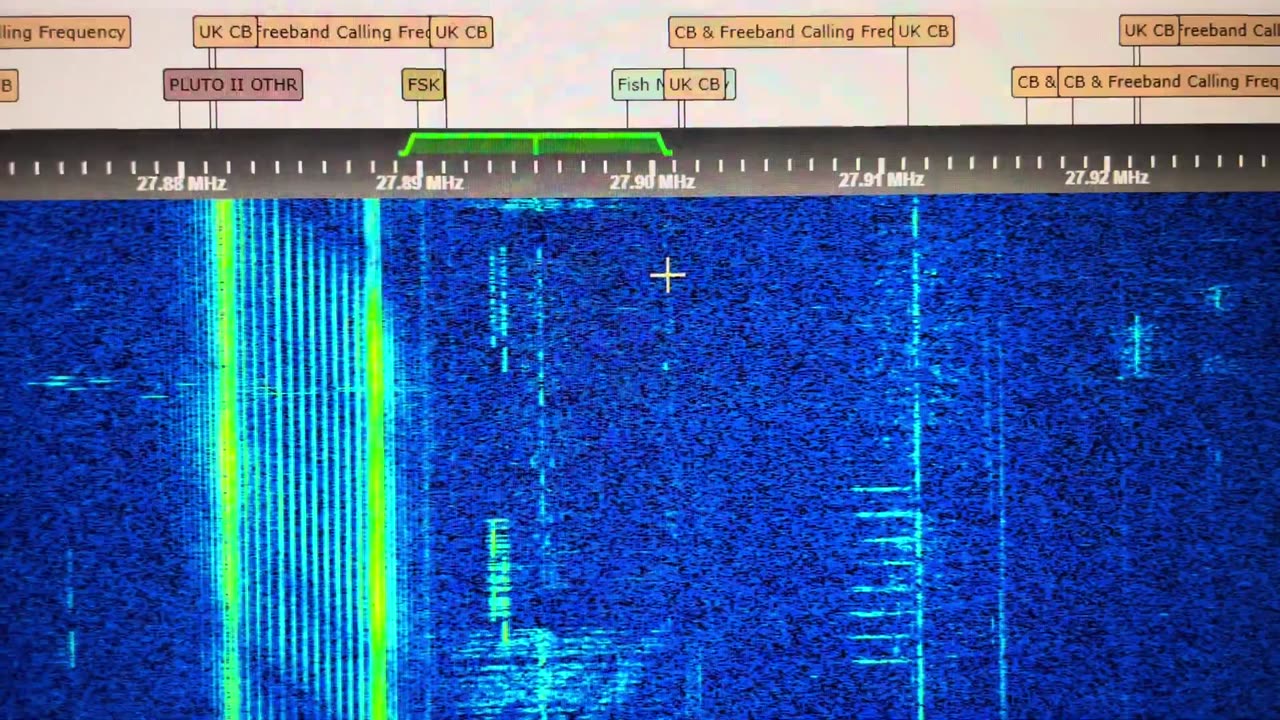 27.885 Continuous Paging Signal Multiple Signals At Once [G8JNJ SDR] 03 21