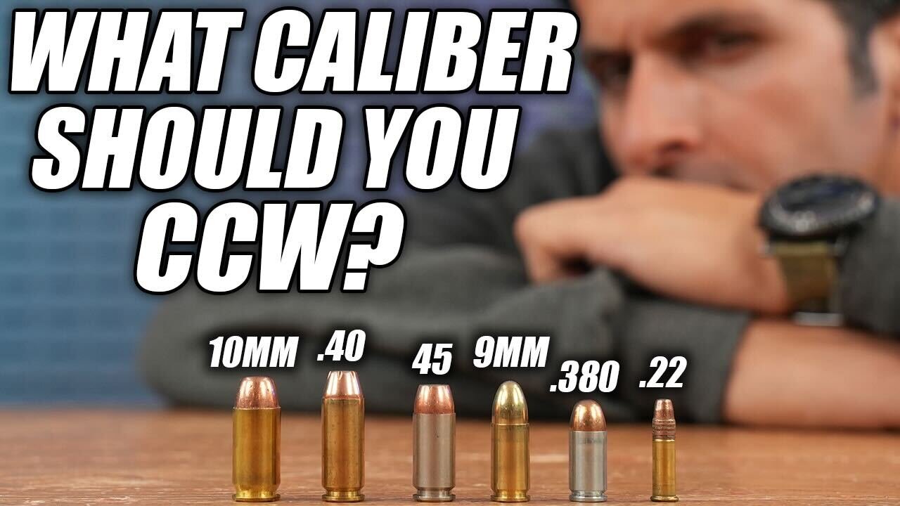 What Caliber Should I Carry? (.22LR vs .380 vs 9mm vs .40 vs .45 vs 10mm)