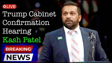 🚨 LIVE: Trump's FBI Pick Kash Patel Faces Senate Judiciary Showdown 🚨