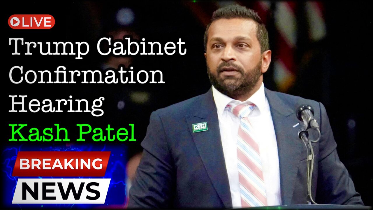 🚨 LIVE: Trump's FBI Pick Kash Patel Faces Senate Judiciary Showdown 🚨