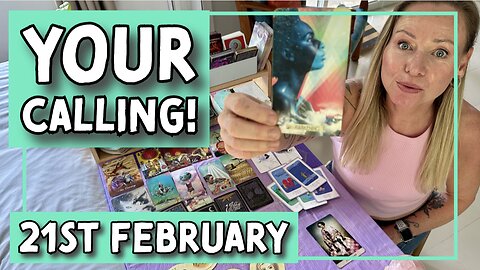 💫You are being called to do this!✨Tarot Reading + Yes or No Answers for February 21st