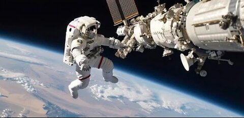 NASA's stuck astronaut steps out on a spacewalk after 7 months in orbit