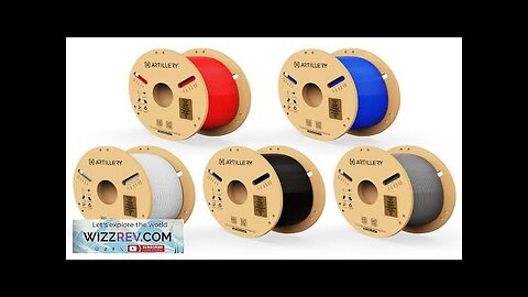 Artillery PLA 3D Printer Filament 1.75mm 5KG High Precision Eco-Friendly Multiple Colors Review