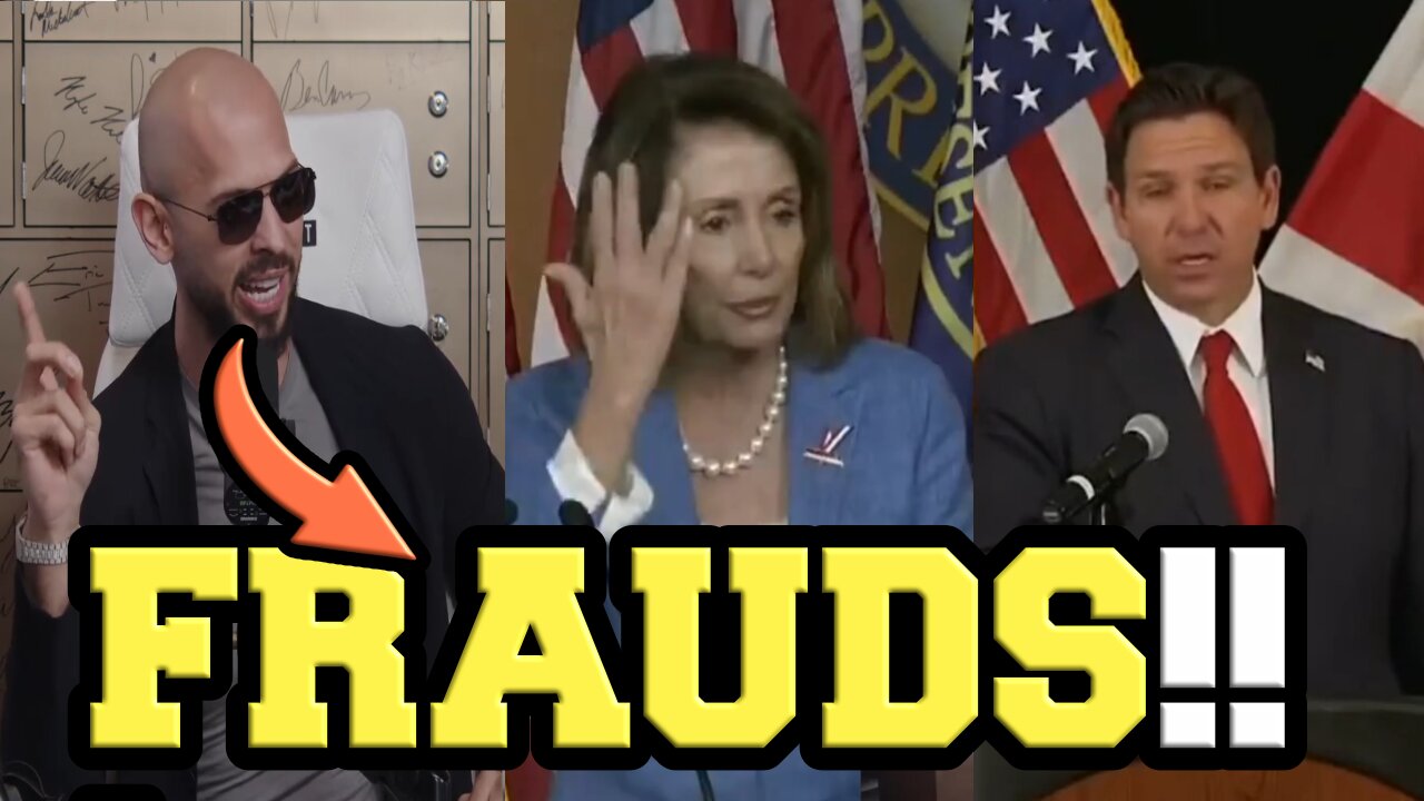Andrew Tate CLAPS BACK At Ron DeSantis, Nancy Pelosi, Trump, UK, Haters When Landed In FL | PBD Pod