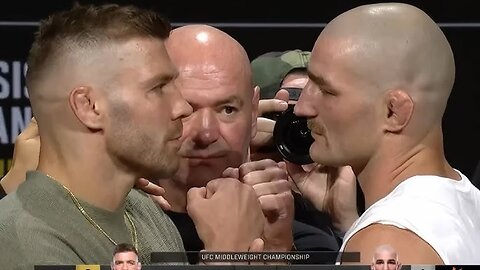 Tense Faceoff: Dricus du Plessis vs Sean Strickland at UFC 312!