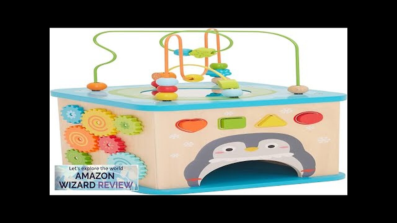 Amazon Basics Kids Wooden Educational Activity Learning Cube Toy Gift for Toddlers Review