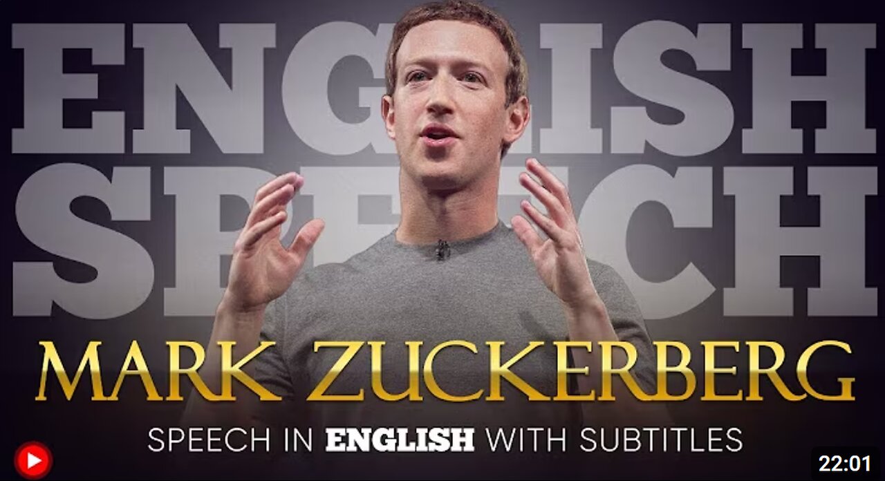 ENGLISH SPEECH | MARK ZUCKERBERG: Free Speech (English Subtitles)