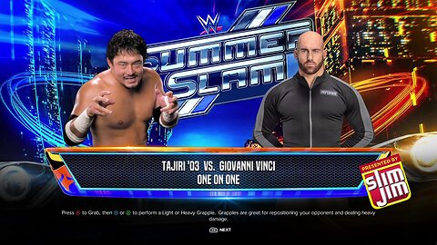 WWE 2k24 Tajiri vs Giovanni Vinci