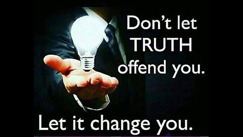 Don't Let Truth Offend You! Let it Change You! Some People(ME) Cannot be Hypnotized!🆘