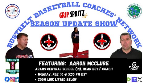 Season Update Coaches' Show E7: Coach Aaron McClure, Adams Central HS (IN)