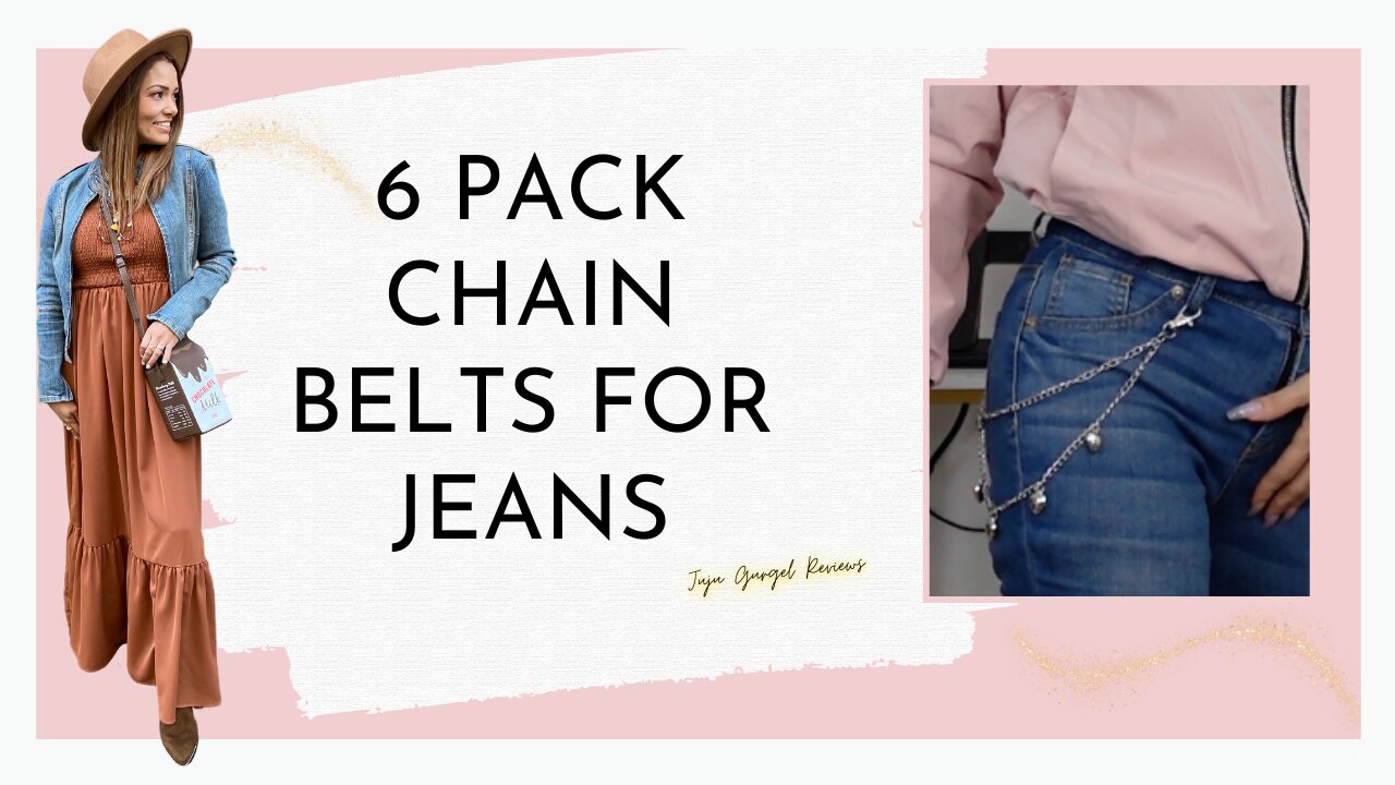 6 pack chain belts for jeans review