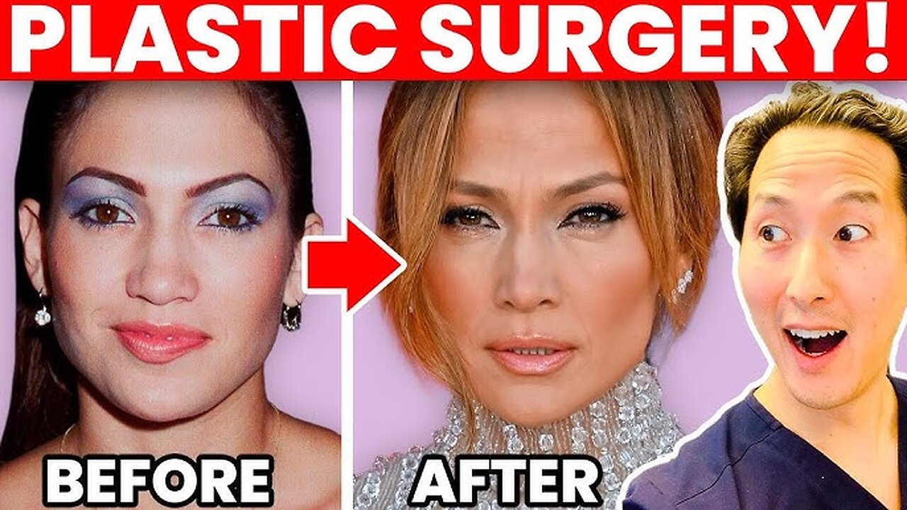 JENNIFER LOPEZ Jlo Plastic Surgery Transformation - Dr. Youn Cosmetic Surgeon Reacts!