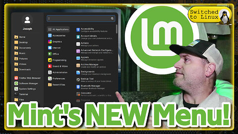 Linux Mint's New Cinnamon Menu