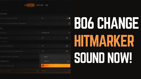 BO6 Change Hitmarker Sound: Step-by-Step Guide!