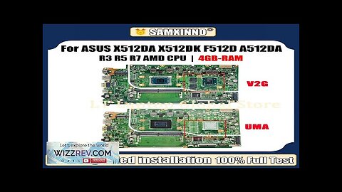 LT Laptop X512DA Mainboard For Asus VIVOBOOK F512DA X512D X712DA X512DK M712D Review