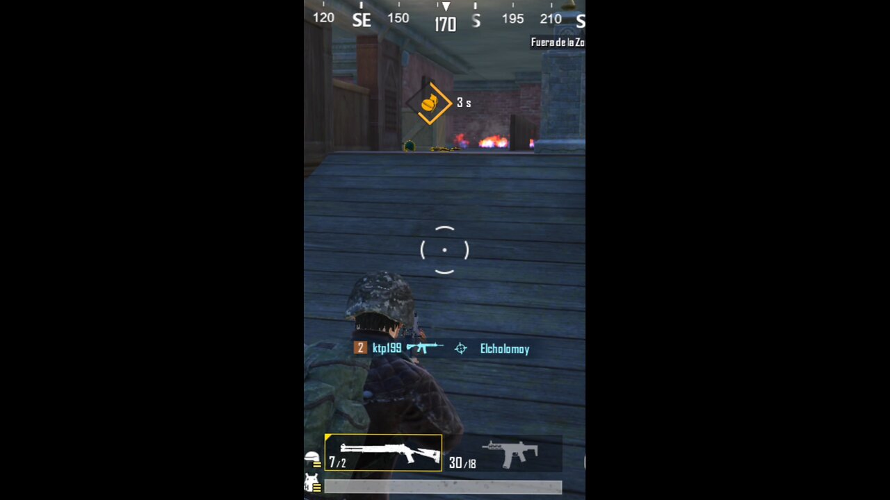 Ayudando con escopeta