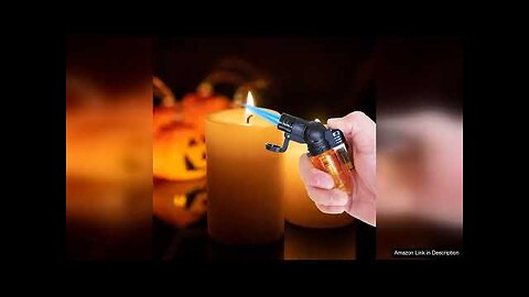 5 Pack Torch Lighter Mini Refillable Butane Lighters Single Jet Flame 45° Review