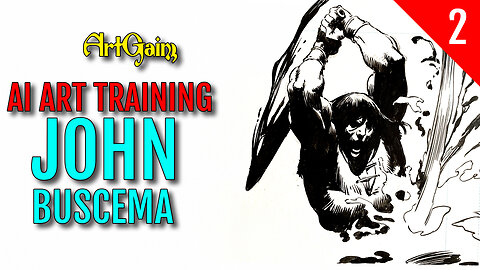 Lora Training Image Prep - John Buscema Style