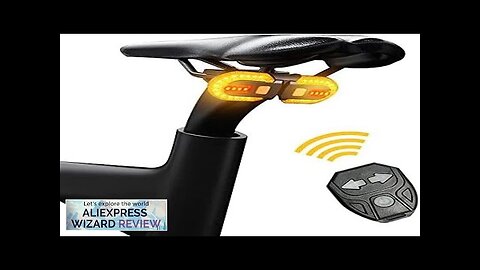 Bike Turn Signal Rear Light LED Bicycle Lamp USB Rechargeable Bike Wireless Review