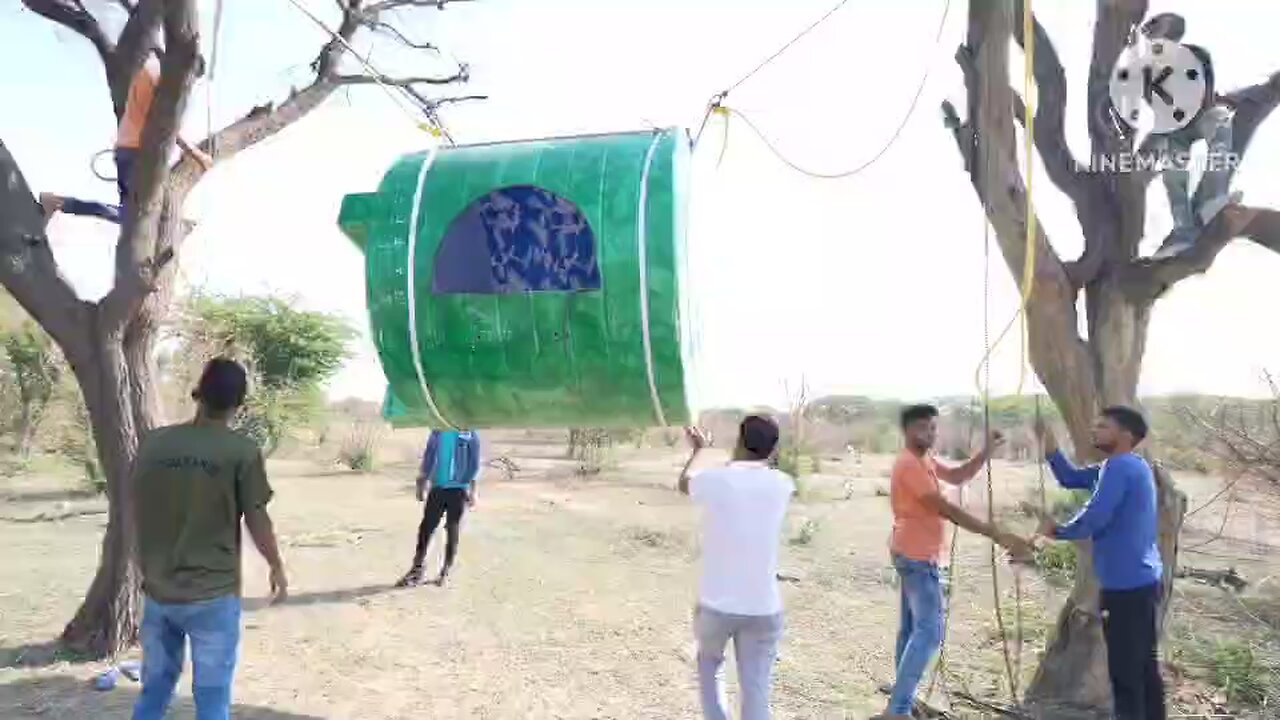 we build house using water tank #viral #part-7