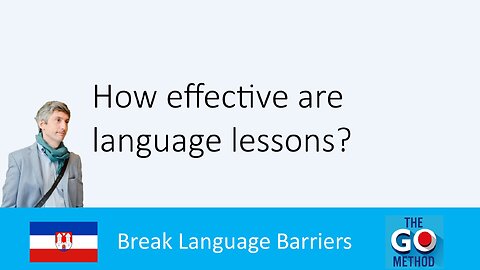 How effective are language lessons?