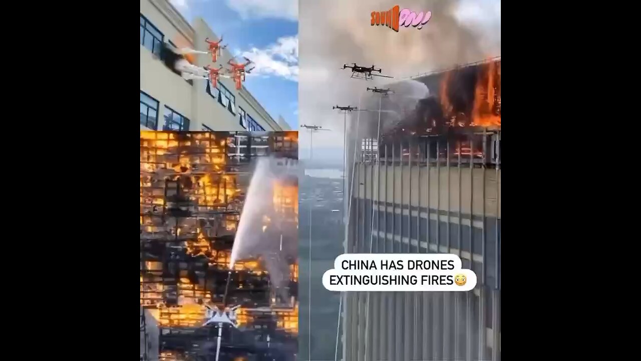 China Has Fire Extinguishing Drones