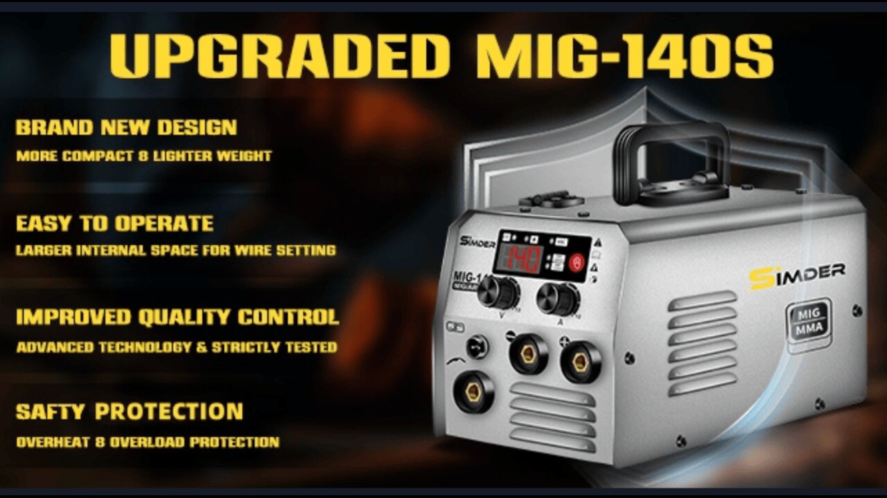 S7 Gas and Gasless 200A 110V/220V Multiprocess MIG Welder