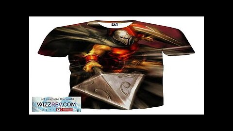 League of Legends Pantheon Artisan of War Fighter 3D Print LOL T-Shirt Review