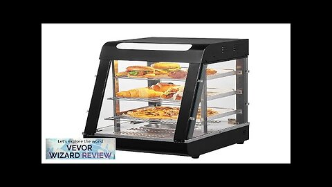 VEVOR 3-Tier Commercial Food Warmer Display Countertop Pizza Cabinet with Light Review