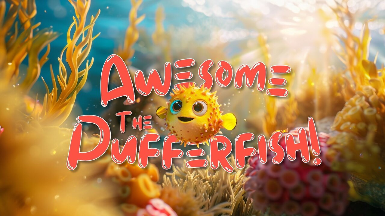 The Awesome Pufferfish! | Fun Animated Video for Kids | Learn About Marine Animals