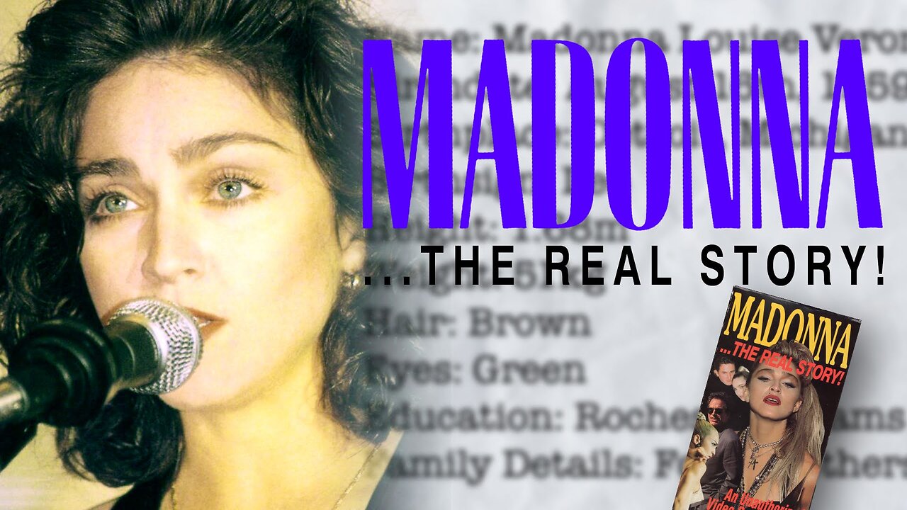 MADONNA... The Real Story!: An Unauthorized Biography (VHS 1990)