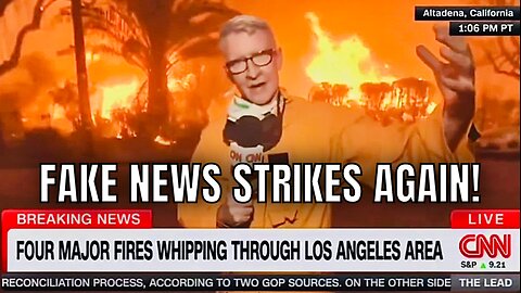 CNN’s Anderson Cooper Blames “hosing down lawns” for NO WATER in California 🤦‍♂️