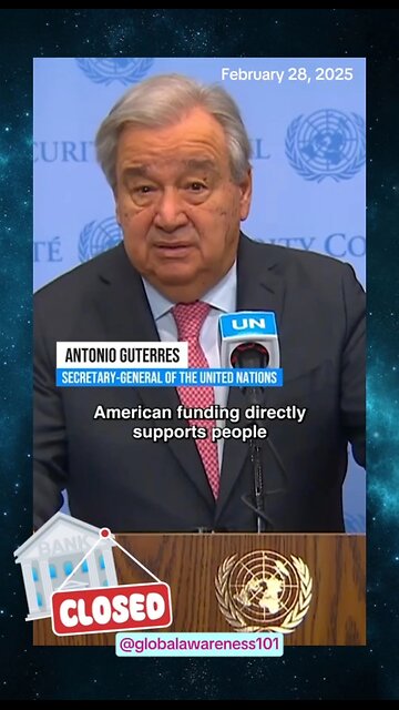 UN making a veiled threat how world will get worse without funding from USA.