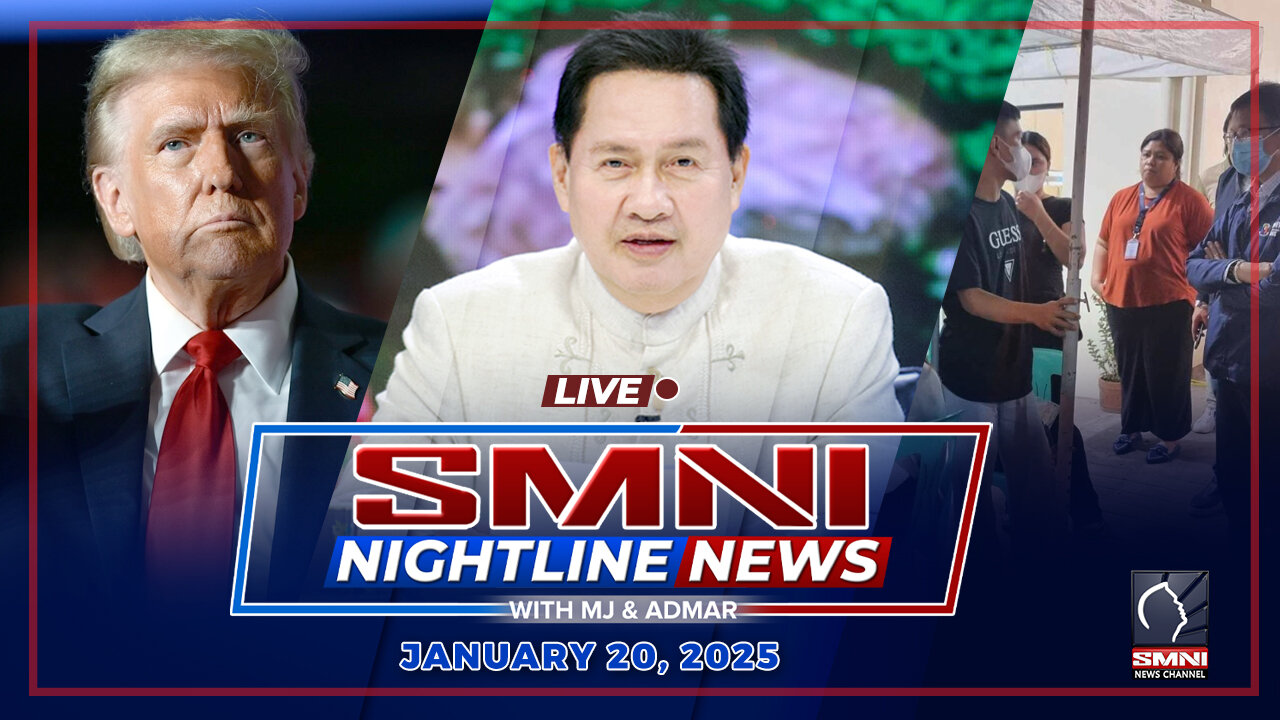 LIVE: SMNI Nightline News with Admar Vilando & Jade Calabroso | January 20, 2025 - Lunes